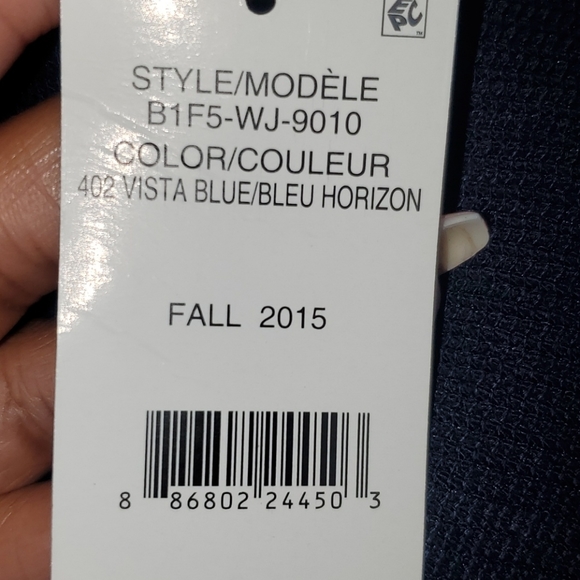 Navy jacket by Black and Brown 1826 size small - Picture 8 of 8